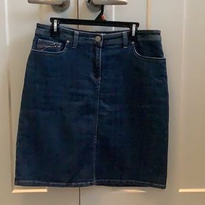 Denver Hayes Stretch Denim Skirt -Like New Size 10